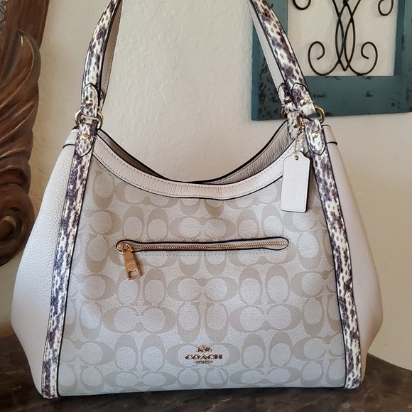 Like NEW Coach Exotic Signature Kristy Bsg - Picture 2 of 13